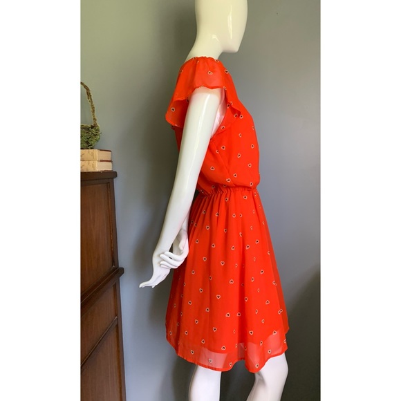 Maison Jules : flutter sleeve heart print dress - Picture 3 of 11